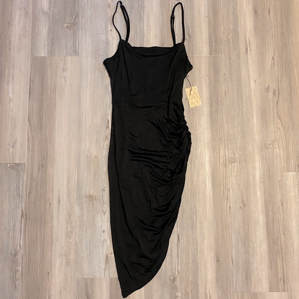 Ruched bodycon dress